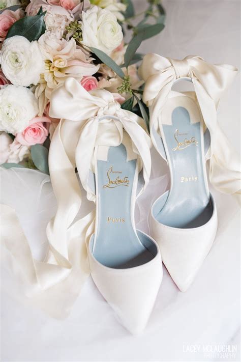 louboutin blue wedding shoes